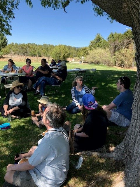 Can you spot the director of admissions? Hint: She is wearing an SJC t-shirt.